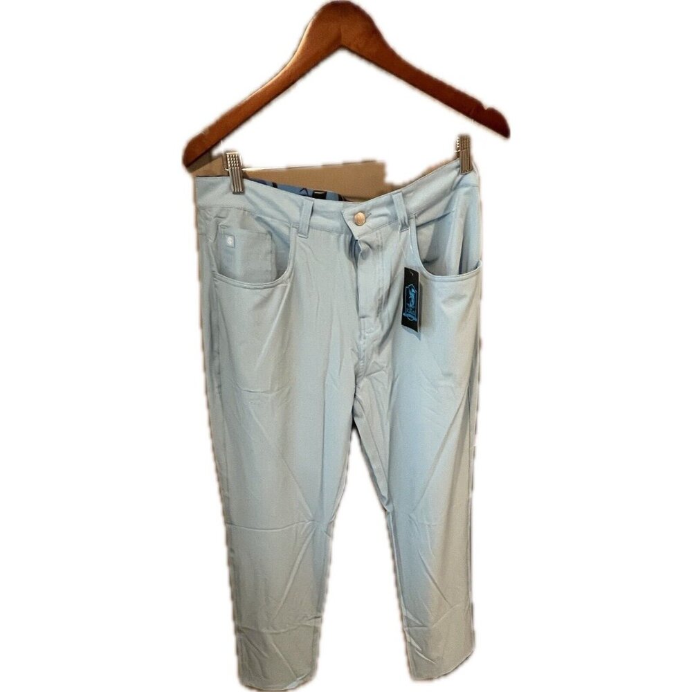 Scales All Tides Men’s Golf Pants Size 32x30 Powder Blue NWT $90